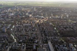 amsterdam porto canali strade aereo Visualizza panorama foto