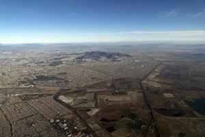 Messico città la zona aereo Visualizza panorama a partire dal aereo foto