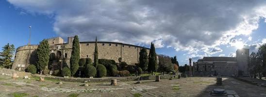 trieste Italia san Giusto castello pieno panorama foto