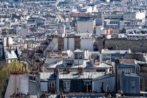 Parigi tetti e edificio vista della città foto