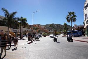 cabo san Luca, Messico - gennaio 25 2018 - Pacifico costa cittadina è affollato di turista foto