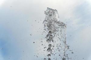 acqua scatto dettaglio isolato su cielo foto