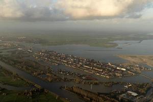 amsterdam porto canali strade aereo Visualizza panorama foto