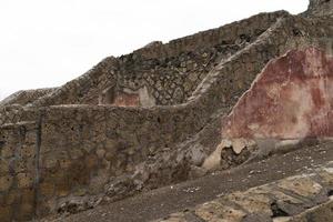 pompei rovine case foto