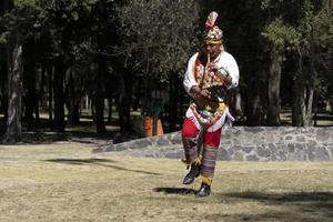 Messico città, Messico - gennaio 30 2019 - il antico danza di volantini los voladores foto
