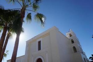 todos santos missione Chiesa Messico baja foto