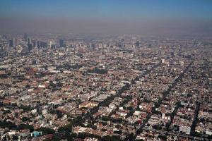 Messico città aereo Visualizza paesaggio urbano panorama foto