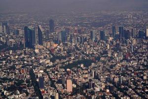 Messico città aereo Visualizza paesaggio urbano panorama foto