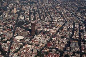 Messico città aereo Visualizza paesaggio urbano panorama foto