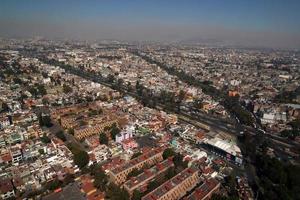 Messico città aereo Visualizza paesaggio urbano panorama foto