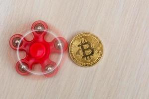 bitcoin spiner è Filatura foto