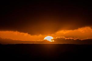 paesaggio al di sopra di il tramonto foto