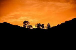 paesaggio al di sopra di il tramonto foto