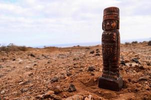 precolombiana miniatura su il terra foto