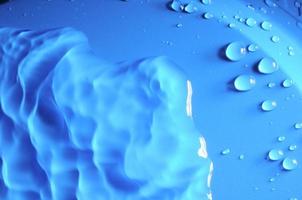 gocce d'acqua blu foto