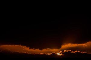 cielo al di sopra di il tramonto foto