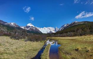 Visualizza su cerro torre a partire dal EL chalten escursioni a piedi pista foto