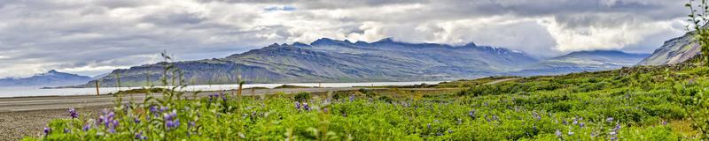immagine di selvaggio e abbandonato natura nel orientale Islanda nel estate durante giorno foto