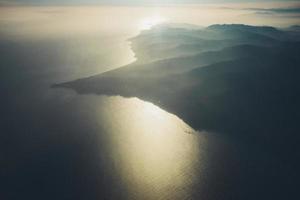 california oceanside dall'alto foto