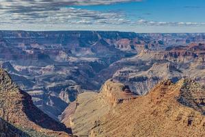 panoramico Visualizza a partire dal Sud scogliera di mille dollari canyon con drammatico nube formazioni nel inverno foto