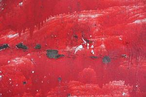 vecchio arrugginito rosso ferro sfondo. peeling dipingere. foto