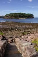 shieldaig lago e isola foto