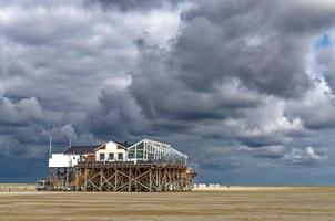 spiaggia di sankt peter-ordinazione, nord mare, nord Frisia, Germania foto