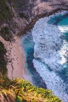 vista dall'alto della spiaggia foto