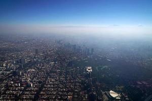 Messico città aereo Visualizza paesaggio urbano panorama foto