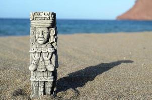precolombiana miniatura su il terra foto