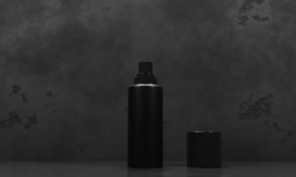 3d illustrazione spray bottiglia per marca modello su 3d interpretazione foto
