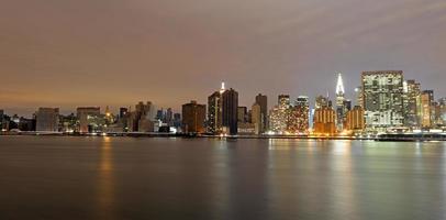 Manhattan di notte foto