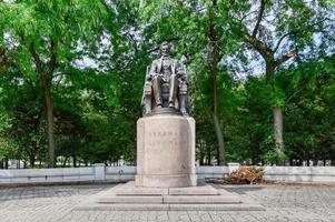 Abramo Lincoln statua nel concedere parco foto