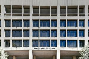 il frances perkins Dipartimento di lavoro duro e faticoso edificio esso è il Sede centrale di il lavoro duro e faticoso Dipartimento vicino il noi Campidoglio foto