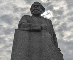 karl marx monumento, Mosca foto