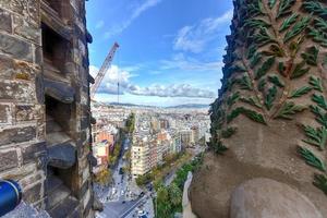 basilica tempio espiatori de la sagrada familia basilica e espiatorio Chiesa di il santo famiglia nel Barcellona Spagna foto