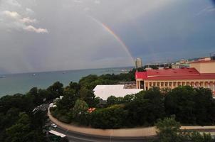 inverno Teatro, sochi al di sopra di un' arcobaleno foto