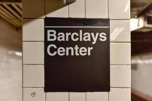 atlantico av, barclays centro stazione, nuovo York città foto