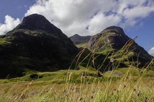 scozia-tre sorella montagna gamma nel Glencoe foto