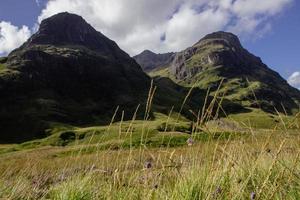 scozia-tre sorella montagna gamma nel Glencoe foto