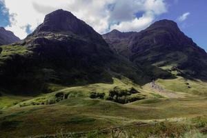 scozia-tre sorella montagna gamma nel Glencoe foto