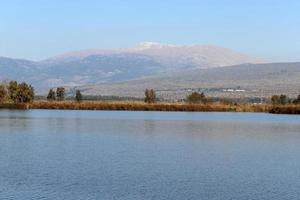 neve bugie su il superiore di montare hermon foto