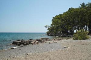 spiaggia nel mediterraneo costa di antalya, turkiye foto