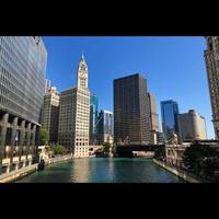 Chicago città edifici foto