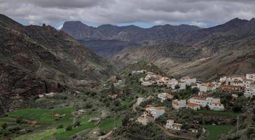 paesaggio di il villaggio di tejeda, canarino isole, nonna canaria, Spagna foto