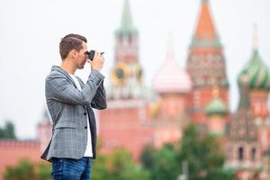 professionale fotografo uomo assunzione un' città foto