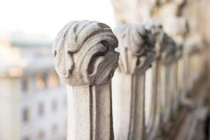 tetto di duomo Cattedrale, Milano, Italia foto