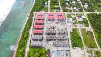 vista dall'alto delle maldive foto