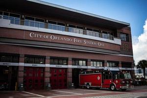 orlando, florida, 2020 - città di orlando fire station one foto