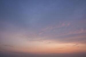 il cielo al tramonto foto